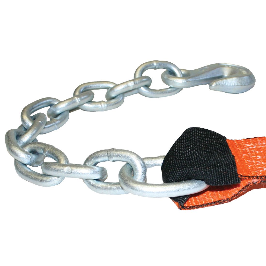 VULCAN Winch Strap with Chain Anchor - 2 Inch x 27 Foot - PROSeries - 3,600 Pound Safe Working Load