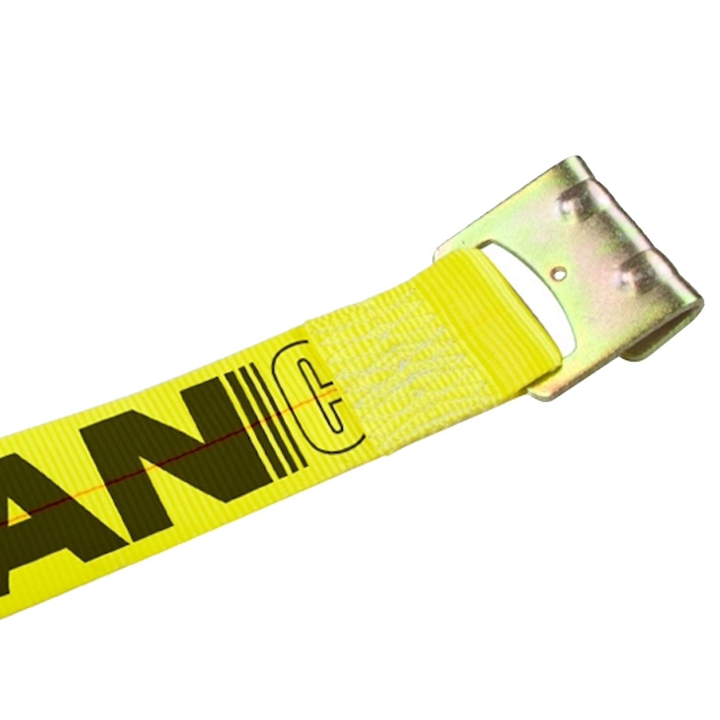 VULCAN Winch Strap with Flat Hook - 3 Inch x 30 Foot - Classic Yellow - 5,000 Pound Safe Working Load