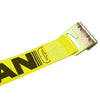 VULCAN Winch Strap with Flat Hook - 3 Inch x 30 Foot - Classic Yellow - 5,000 Pound Safe Working Load