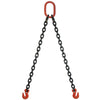 VULCAN Double Leg Mechanical Lifting Sling with Grab Hooks - 1/2 Inch - Grade 80 - 15 Feet