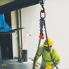 VULCAN Double Leg Mechanical Lifting Sling with Grab Hooks - 3/8 Inch - Grade 80 - 10 Feet