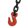 VULCAN Double Leg Mechanical Lifting Sling with Grab Hooks - 3/8 Inch - Grade 80 - 10 Feet