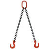 VULCAN Double Leg Mechanical Lifting Sling with Sling Hooks - 1/2 Inch - Grade 80 - 5 Feet