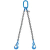 VULCAN Double Chain Slings with Sling Hooks - 3/8 Inch - Grade 120 - 5 Feet