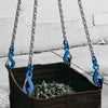 VULCAN Double Chain Slings with Sling Hooks - 3/8 Inch - Grade 120 - 10 Feet