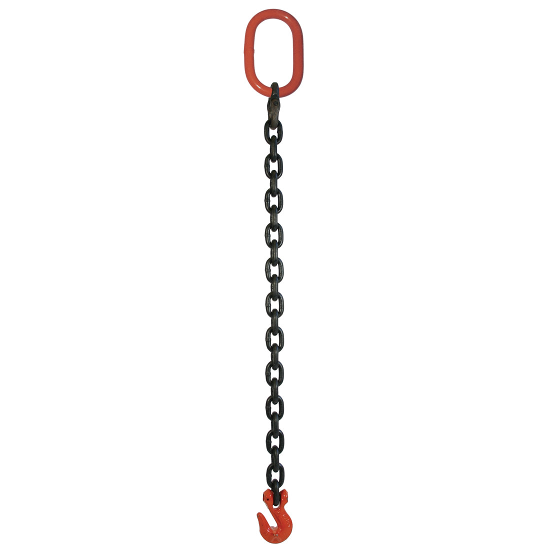 VULCAN Single Leg Mechanical Lifting Sling with Grab Hook - 9/32 Inch - Grade 80 - 5 Feet