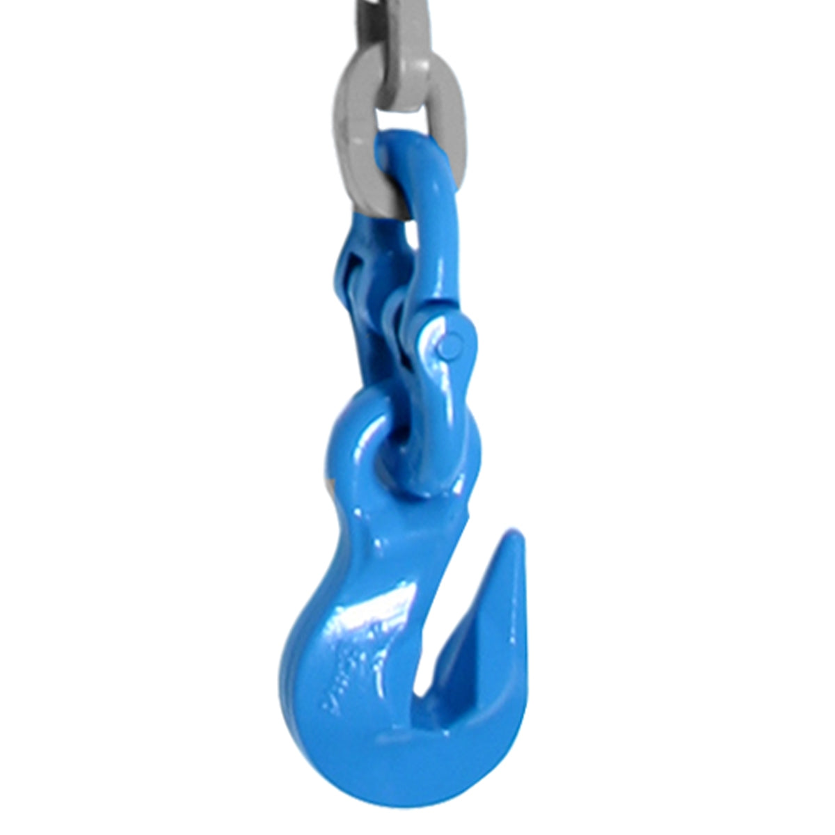 VULCAN Single Chain Slings with Grab Hooks - 1/2 Inch - Grade 120 - 15 Feet