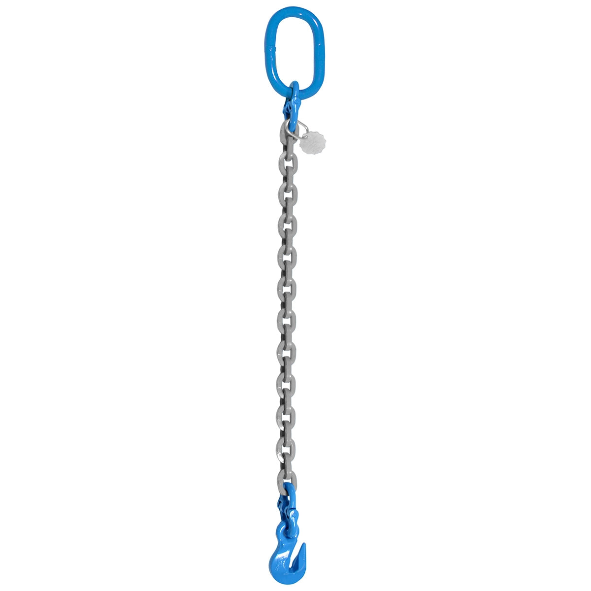 VULCAN Single Chain Slings with Grab Hooks - 3/8 Inch - Grade 120 - 5 Feet