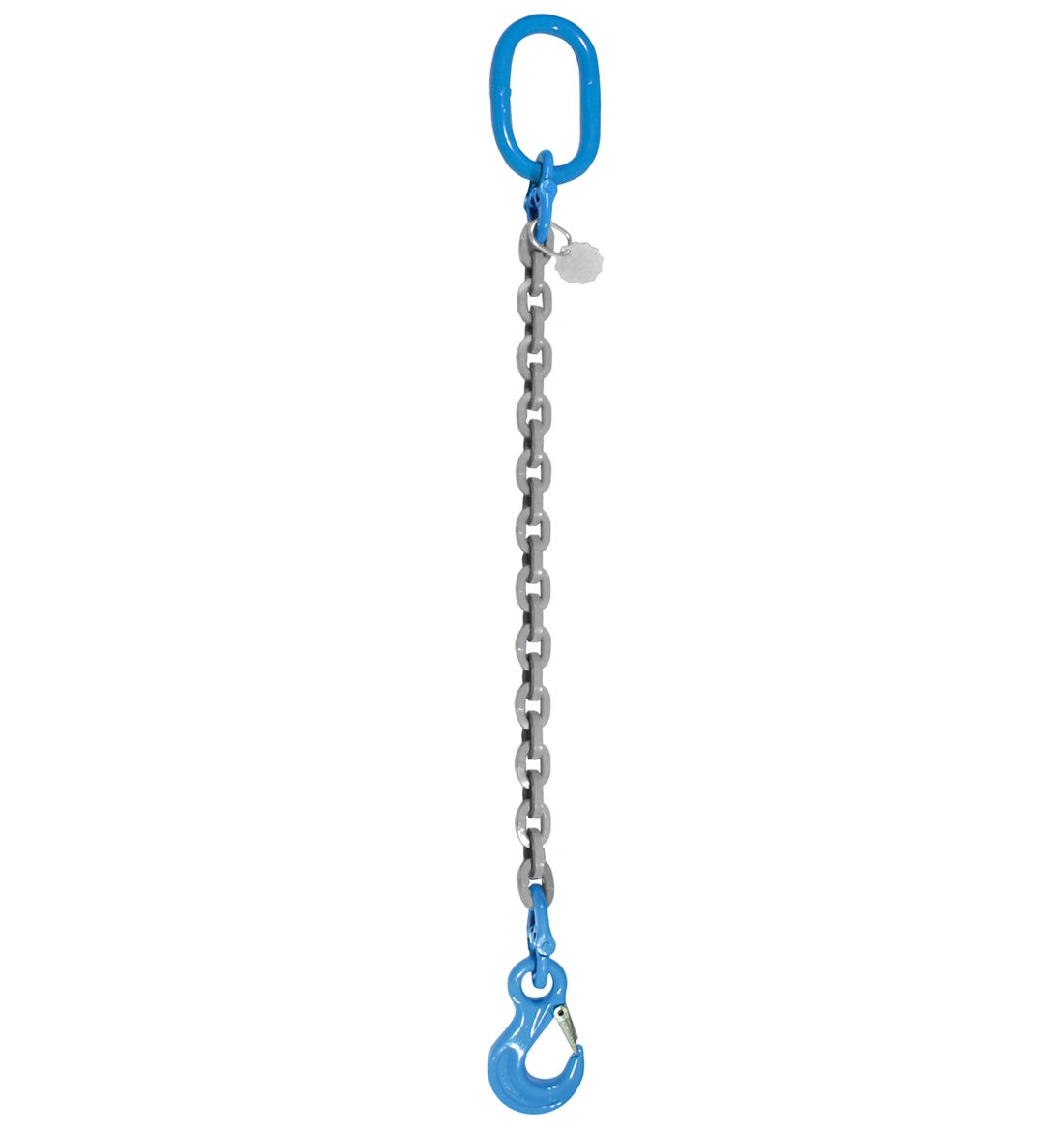 VULCAN Single Chain Slings with Sling Hooks - 9/32 Inch - Grade 120 - 5 Feet