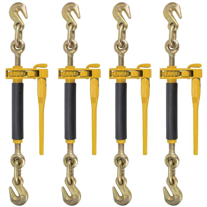 Buy (4 Pack) 5/16 G80 Transport Binder Chains with Grab Hooks