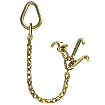 VULCAN Tow Hook - Grade 70 - Eye Style - 8 Inch - 4,700 Pound Safe Working  Load - Compatible with 5/16 Inch Chain
