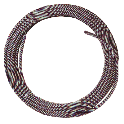 VULCAN Steel Core Winch Cable with Plain Ends - 14,000 Lbs. Minimum Breaking Strength (3/8 Inch x 150')