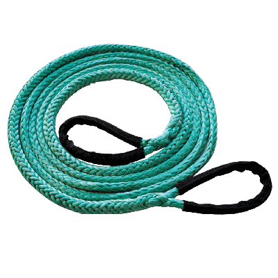 Dyneema Synthetic Tow Rope - 3/8 Inch x 20 Feet - 19,600 Pound MBS - 4,900 Pound Safe Working Load